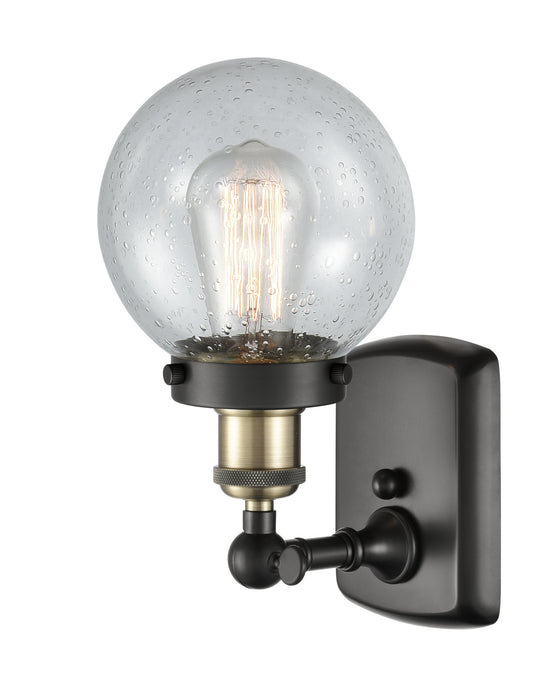 Innovations - 916-1W-BAB-G204-6 - One Light Wall Sconce - Ballston - Black Antique Brass