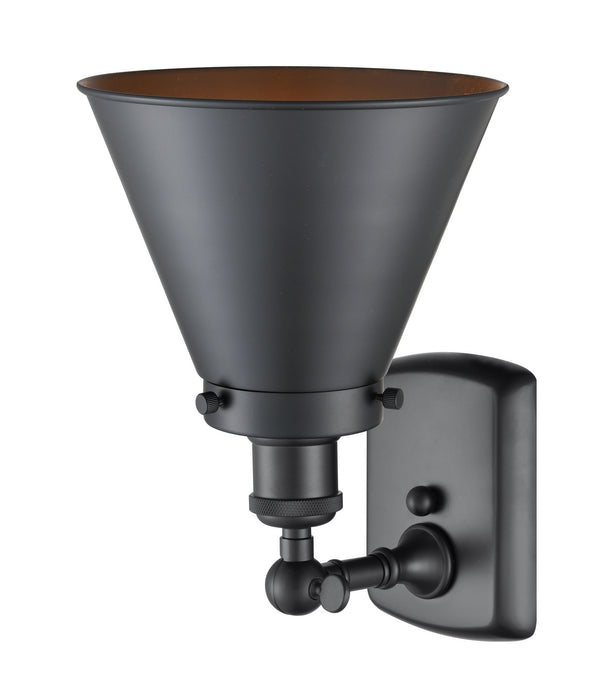 Innovations - 916-1W-BK-M13 - One Light Wall Sconce - Ballston - Matte Black