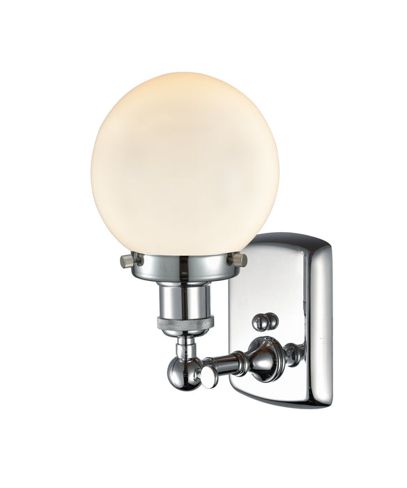 Innovations - 916-1W-PC-G201-6 - One Light Wall Sconce - Ballston - Polished Chrome