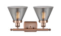 Innovations - 916-2W-AC-G43 - Two Light Bath Vanity - Ballston - Antique Copper