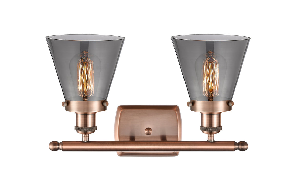 Innovations - 916-2W-AC-G63 - Two Light Bath Vanity - Ballston - Antique Copper