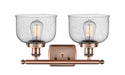 Innovations - 916-2W-AC-G74 - Two Light Bath Vanity - Ballston - Antique Copper