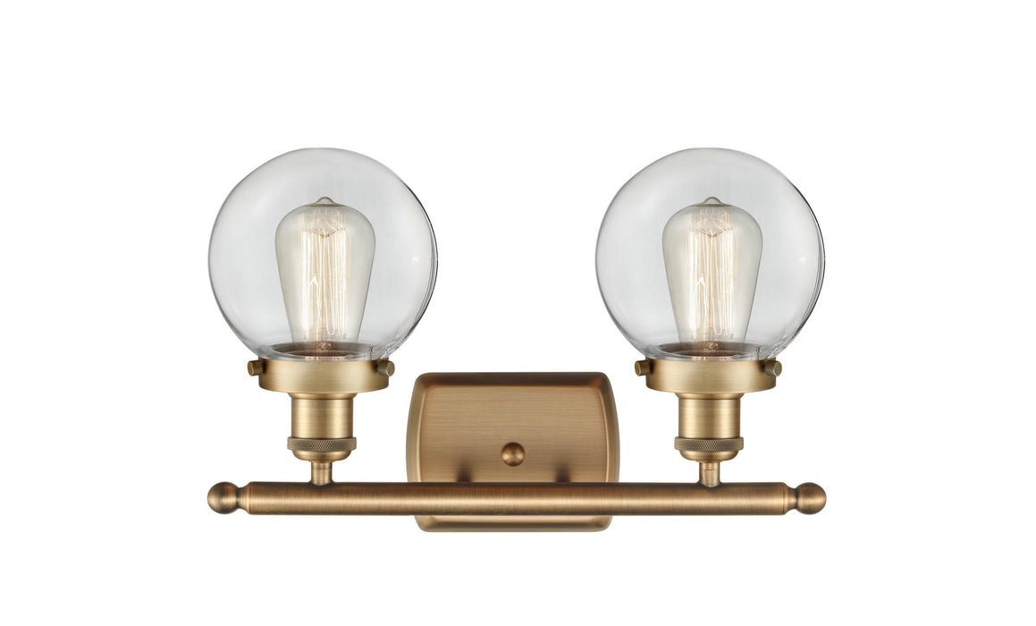 Innovations - 916-2W-BB-G202-6 - Two Light Bath Vanity - Ballston - Brushed Brass