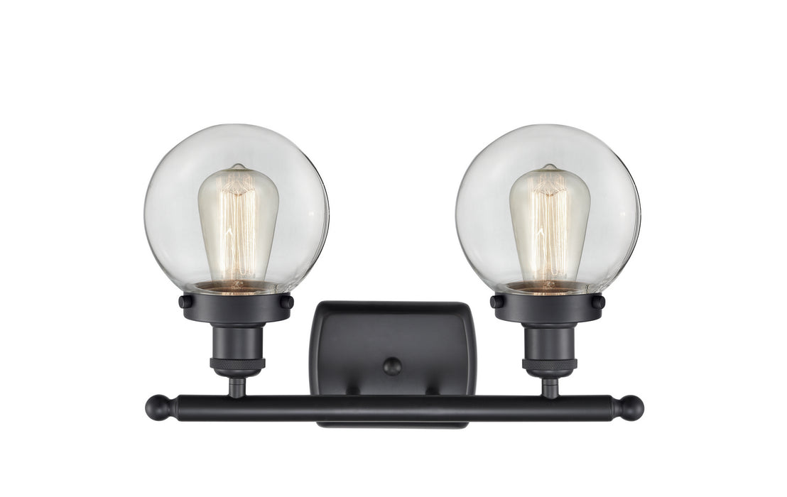 Innovations - 916-2W-BK-G202-6-LED - LED Bath Vanity - Ballston - Matte Black