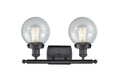 Innovations - 916-2W-BK-G204-6-LED - LED Bath Vanity - Ballston - Matte Black