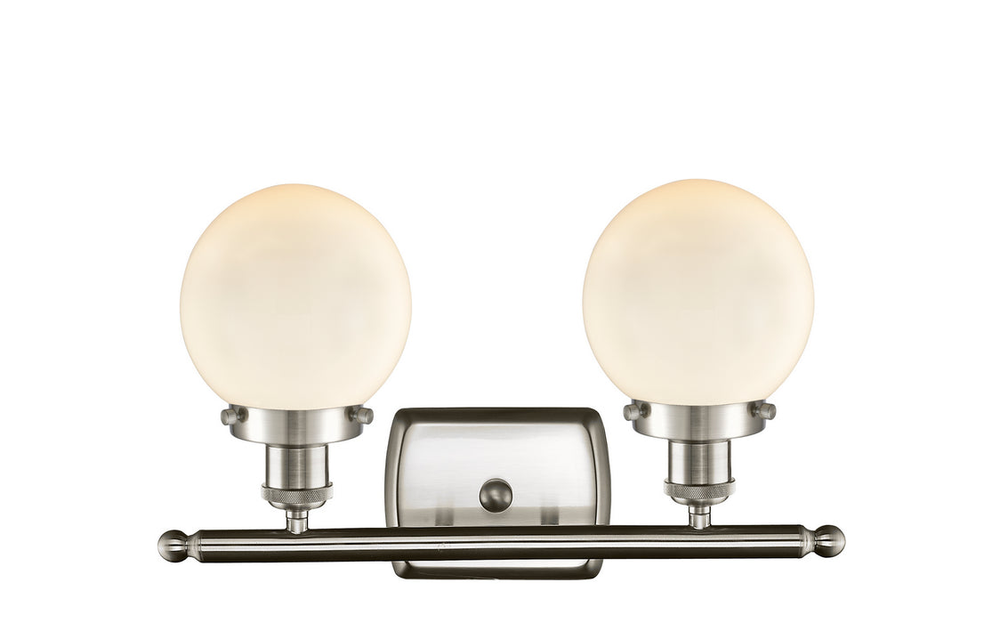 Innovations - 916-2W-SN-G201-6 - Two Light Bath Vanity - Ballston - Brushed Satin Nickel