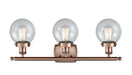 Innovations - 916-3W-AC-G204-6-LED - LED Bath Vanity - Ballston - Antique Copper