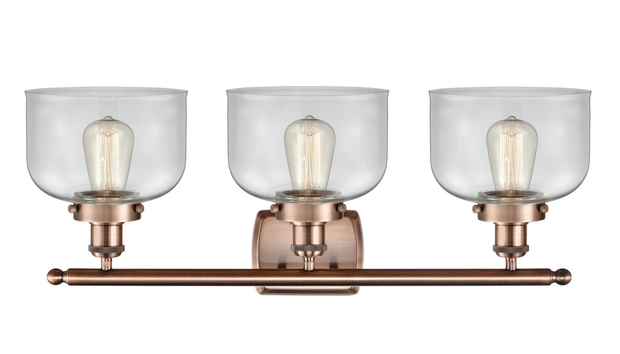 Innovations - 916-3W-AC-G72-LED - LED Bath Vanity - Ballston - Antique Copper