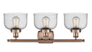 Innovations - 916-3W-AC-G74 - Three Light Bath Vanity - Ballston - Antique Copper