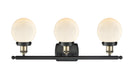 Innovations - 916-3W-BAB-G201-6-LED - LED Bath Vanity - Ballston - Black Antique Brass