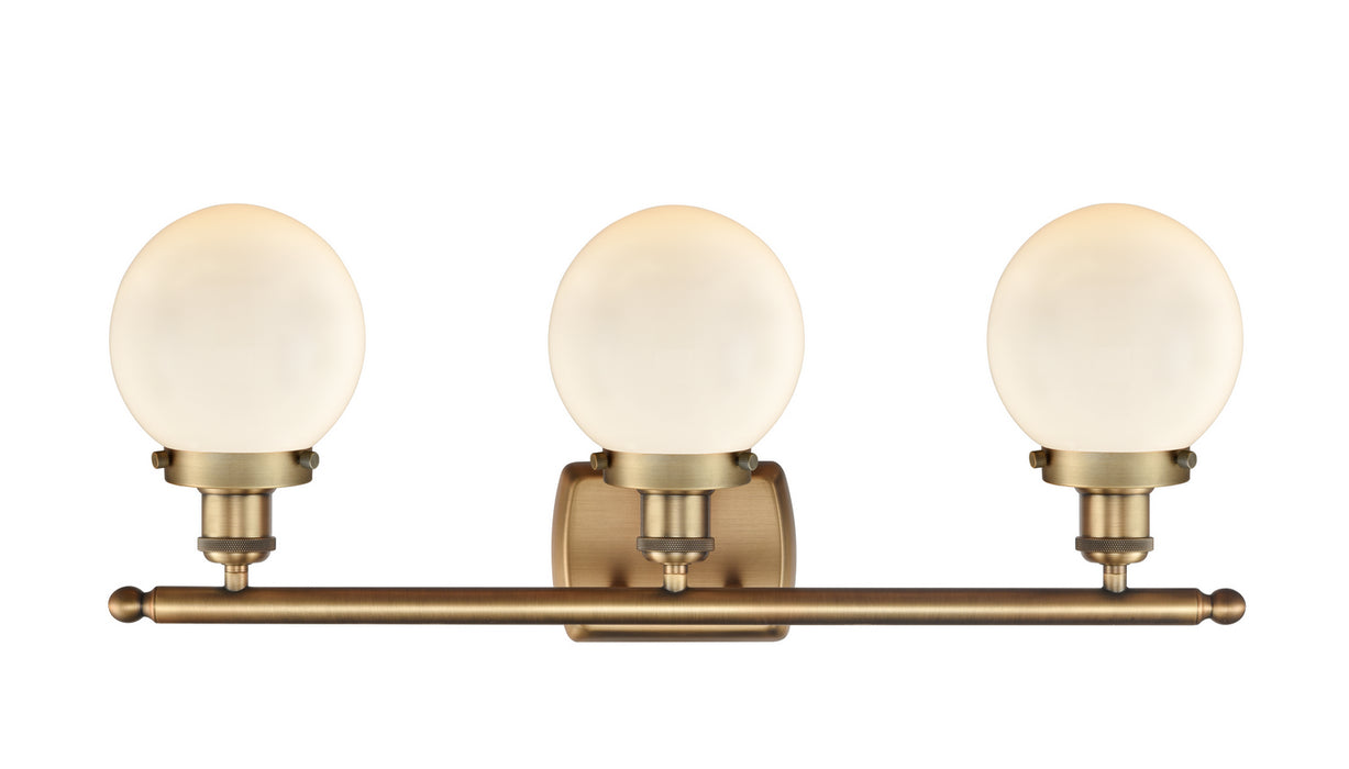 Innovations - 916-3W-BB-G201-6 - Three Light Bath Vanity - Ballston - Brushed Brass