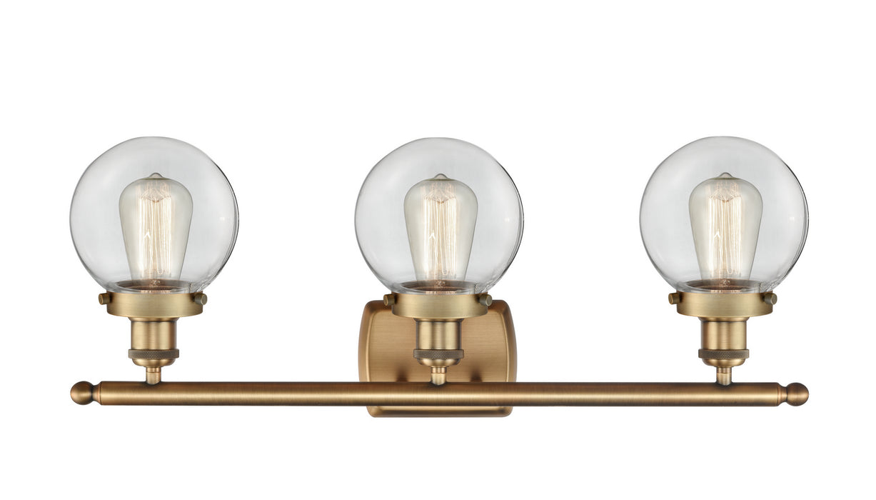 Innovations - 916-3W-BB-G202-6 - Three Light Bath Vanity - Ballston - Brushed Brass