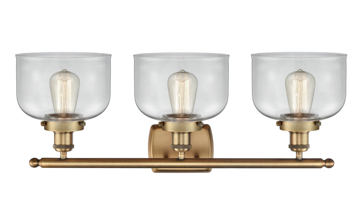 Innovations - 916-3W-BB-G72 - Three Light Bath Vanity - Ballston - Brushed Brass