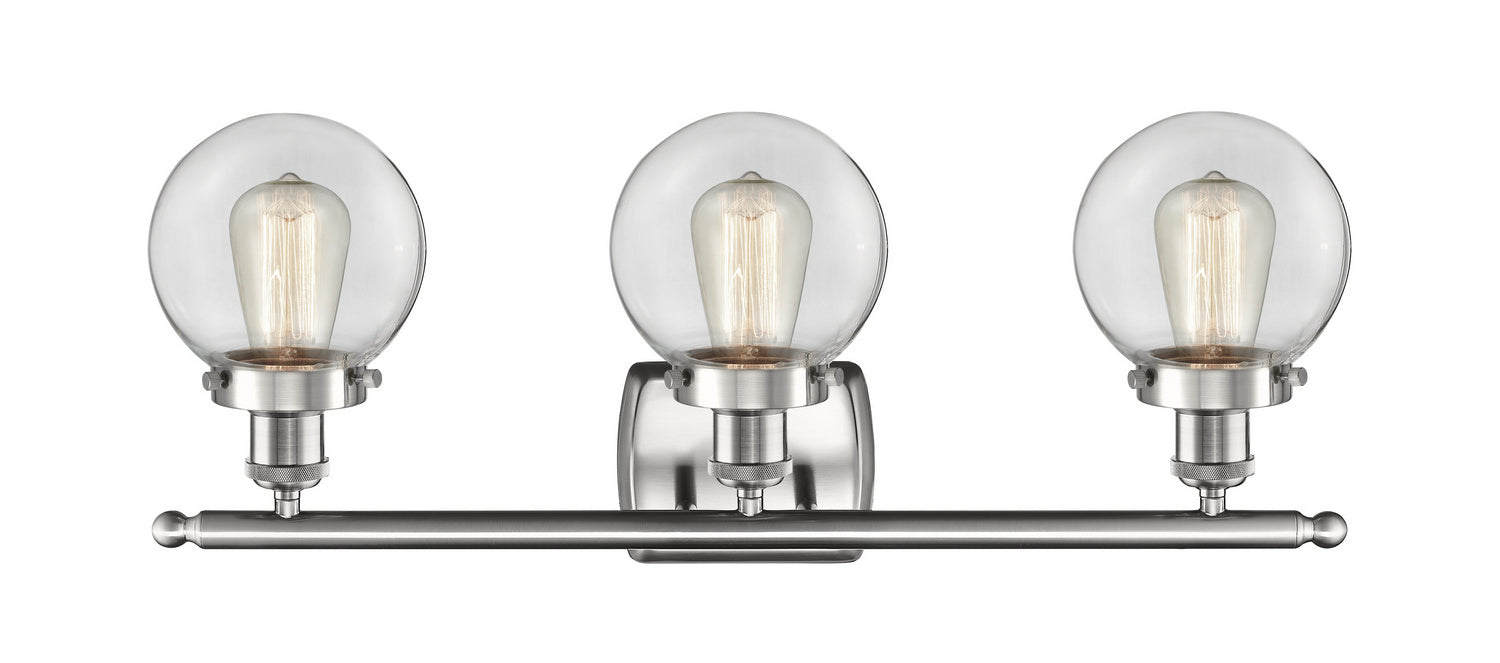 Innovations - 916-3W-SN-G202-6-LED - LED Bath Vanity - Ballston - Brushed Satin Nickel