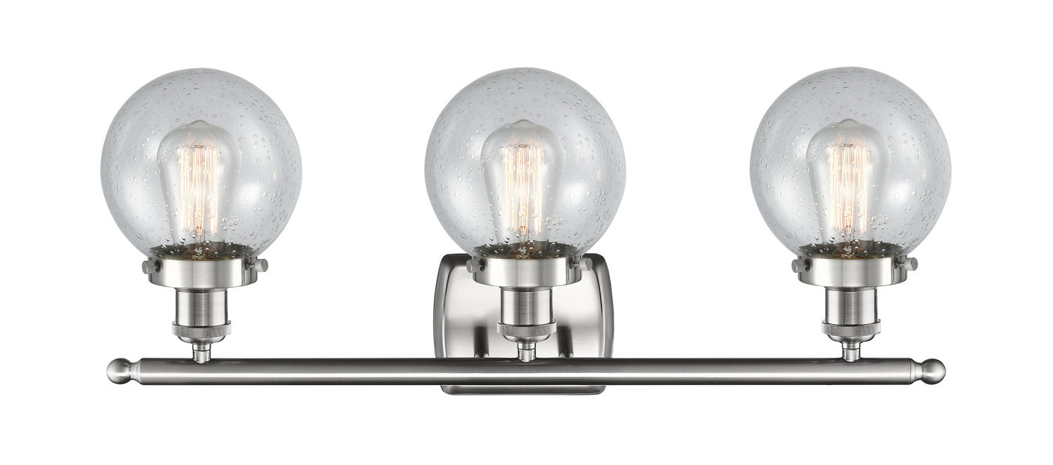 Innovations - 916-3W-SN-G204-6-LED - LED Bath Vanity - Ballston - Brushed Satin Nickel
