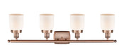 Innovations - 916-4W-AC-G51 - Four Light Bath Vanity - Ballston - Antique Copper