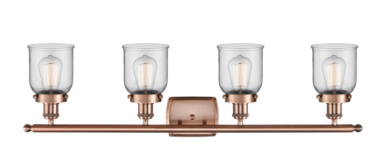 Innovations - 916-4W-AC-G52 - Four Light Bath Vanity - Ballston - Antique Copper