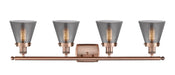 Innovations - 916-4W-AC-G63 - Four Light Bath Vanity - Ballston - Antique Copper
