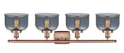 Innovations - 916-4W-AC-G73 - Four Light Bath Vanity - Ballston - Antique Copper