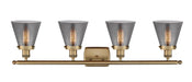Innovations - 916-4W-BB-G63 - Four Light Bath Vanity - Ballston - Brushed Brass