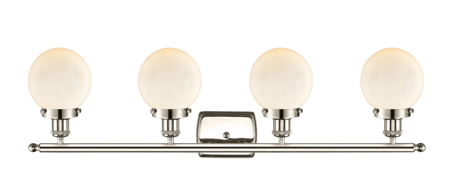 Innovations - 916-4W-PN-G201-6-LED - LED Bath Vanity - Ballston - Polished Nickel