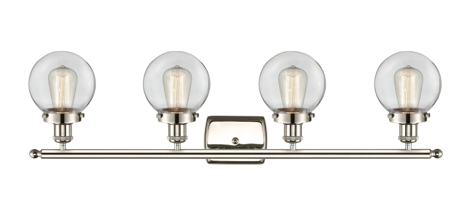 Innovations - 916-4W-PN-G202-6-LED - LED Bath Vanity - Ballston - Polished Nickel