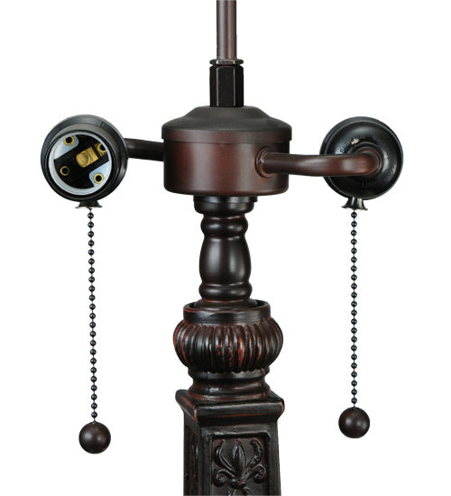 Meyda Tiffany - 141831 - Two Light Table Base - Mahogany Bronze