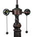 Meyda Tiffany - 141831 - Two Light Table Base - Mahogany Bronze