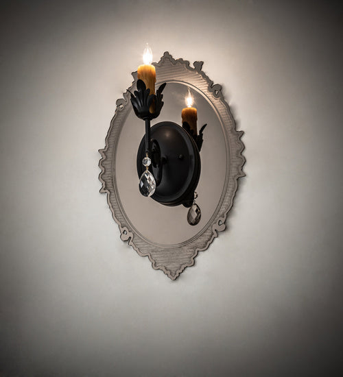 Meyda Tiffany - 188190 - One Light Wall Sconce - Antonia - Crystal