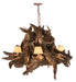 Meyda Tiffany - 197275 - Six Light Chandelier - Driftwood - Rust,Natural Wood