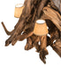 Meyda Tiffany - 197275 - Six Light Chandelier - Driftwood - Rust,Natural Wood