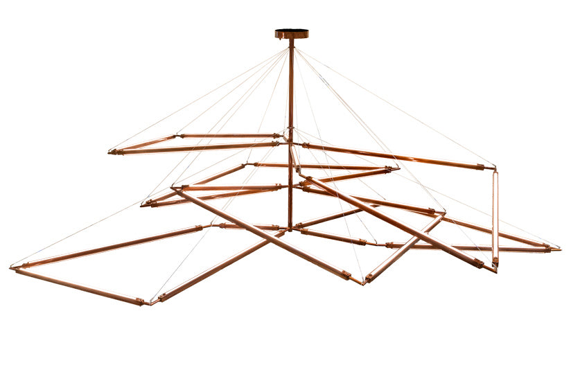 Meyda Tiffany - 210950 - LED Chandelier - Isotope - Transparent Copper