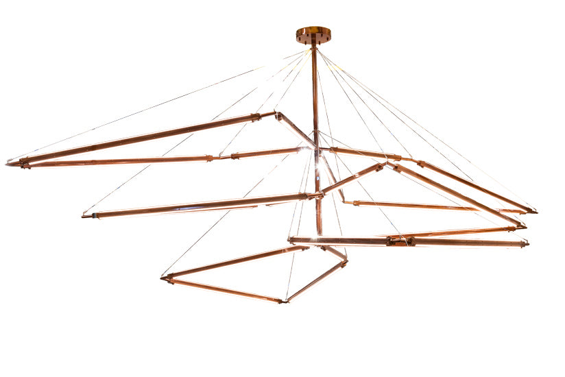 Meyda Tiffany - 210950 - LED Chandelier - Isotope - Transparent Copper