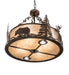 Meyda Tiffany - 230266 - Six Light Pendant - Wildlife At Dusk - Mahogany Bronze
