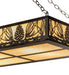 Meyda Tiffany - 231204 - Eight Light Pendant - Mountain Pine - Oil Rubbed Bronze