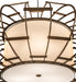 Meyda Tiffany - 231299 - Three Light Pendant - Margo - Bronze