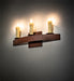 Meyda Tiffany - 232159 - Three Light Wall Sconce - Lakeshore - Rust