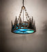 Meyda Tiffany - 232747 - Six Light Pendant - Loon - Antique Copper