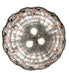 Meyda Tiffany - 232771 - Three Light Pendant - Roseborder - Mahogany Bronze