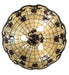 Meyda Tiffany - 232772 - Three Light Pendant - Roseborder - Mahogany Bronze