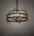 Meyda Tiffany - 233402 - Six Light Chandelier - Aldari - Wrought Iron