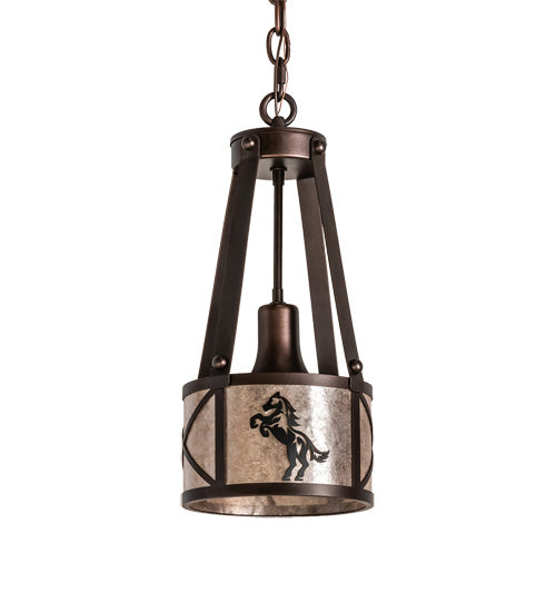 Meyda Tiffany - 233536 - One Light Pendant - Black Stallion - Mahogany Bronze