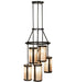 Meyda Tiffany - 233898 - Six Light Chandelier - Cartier - Timeless Bronze