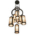 Meyda Tiffany - 233898 - Six Light Chandelier - Cartier - Timeless Bronze