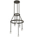 Meyda Tiffany - 233898 - Six Light Chandelier - Cartier - Timeless Bronze