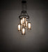 Meyda Tiffany - 233898 - Six Light Chandelier - Cartier - Timeless Bronze