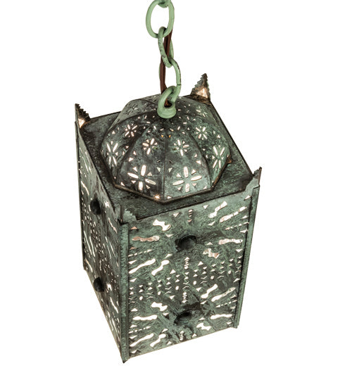 Meyda Tiffany - 235838 - One Light Pendant - Moroccan - Verdigris