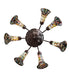 Meyda Tiffany - 236531 - Seven Light Chandelier - Tiffany Pond Lily - Mahogany Bronze