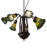 Meyda Tiffany - 236537 - Seven Light Chandelier - Tiffany Pond Lily - Mahogany Bronze