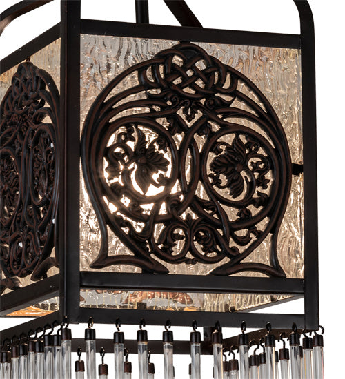 Meyda Tiffany - 50511 - One Light Pendant - Celtic Knot - Mahogany Bronze
